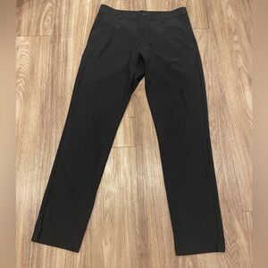 Men’s Rhone 32x33 Black Commuter Slim Pants